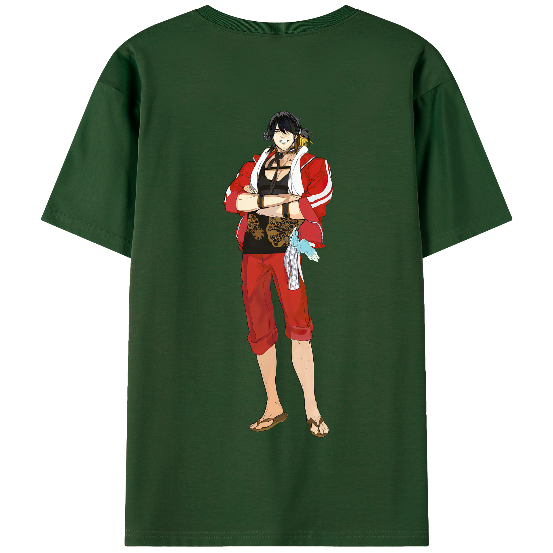 （画像用） 刀剣乱舞 Touken Ranbu 綿100％半袖Tシャツ（背面プリント）